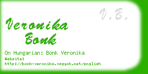 veronika bonk business card